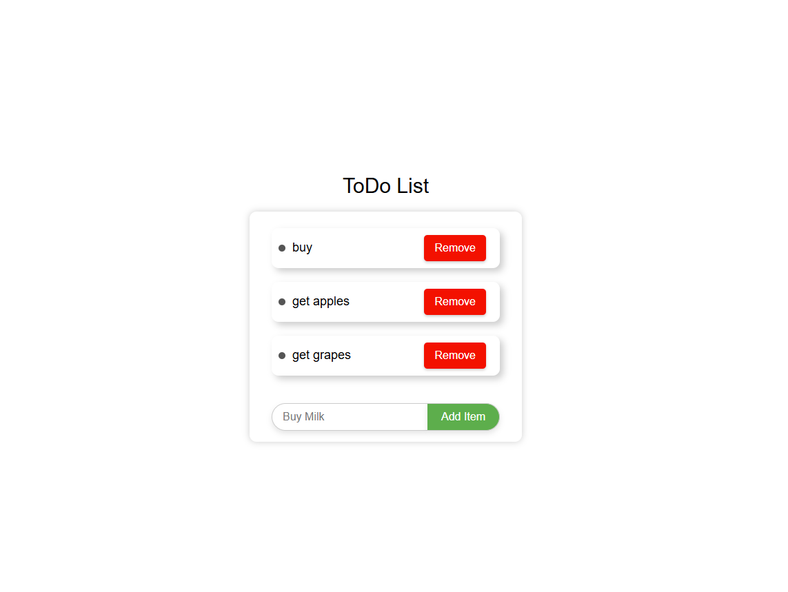 ToDo Web Application
